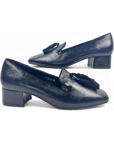 MOCASSIM DE SALTO TIMBOS 129174 PRETO NEGRO