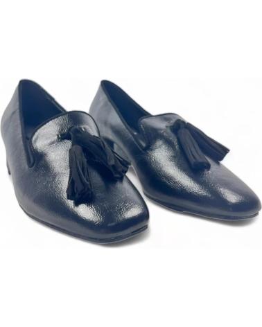 MOCASSIM DE SALTO TIMBOS 129174 PRETO NEGRO