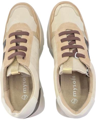 MYSOFT ZAPATOS MUJER 25M622 BEIGE VARIOS COLORES