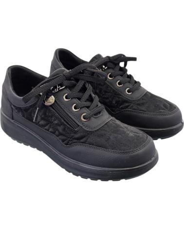 MYSOFT ZAPATOS 25M651 NEGRO CORDONES VARIOS COLORES