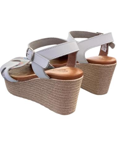 FANNY VALERO SANDALIA CUNA 218 BLANCO VARIOS COLORES