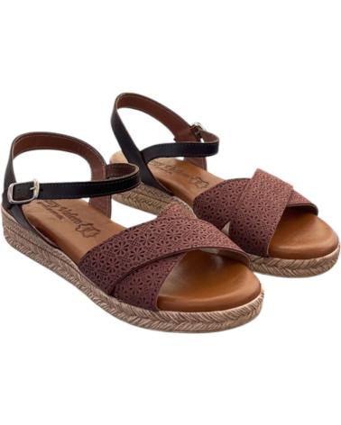 FANNY VALERO SANDALIA 410 MARRON VARIOS COLORES