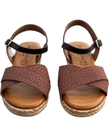 FANNY VALERO SANDALIA 410 MARRON VARIOS COLORES