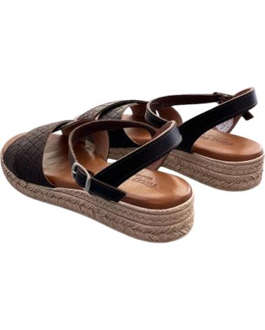 FANNY VALERO SANDALIA PIEL 419 MARRON VARIOS COLORES