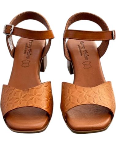 FANNY VALERO SANDALIAS TACON 234 CANELA VARIOS COLORES