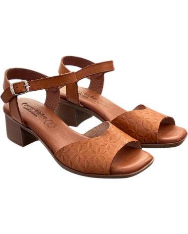 FANNY VALERO SANDALIAS TACON 234 CANELA VARIOS COLORES