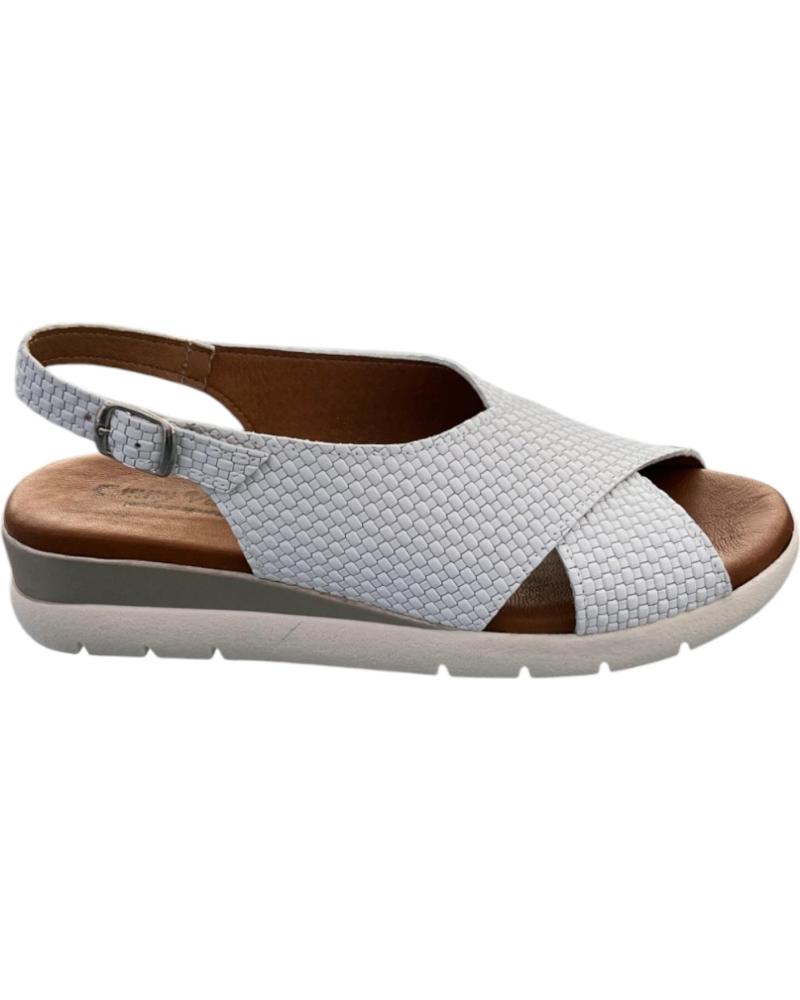 FANNY VALERO SANDALIA CRUZADA 237 BLANCO VARIOS COLORES