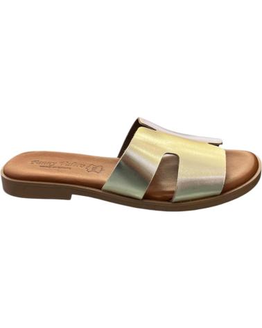 FANNY VALERO ZUECOS PLANOS 240 ORO VARIOS COLORES