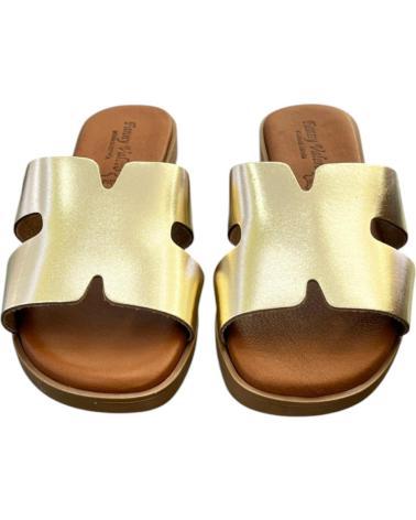 FANNY VALERO ZUECOS PLANOS 240 ORO VARIOS COLORES