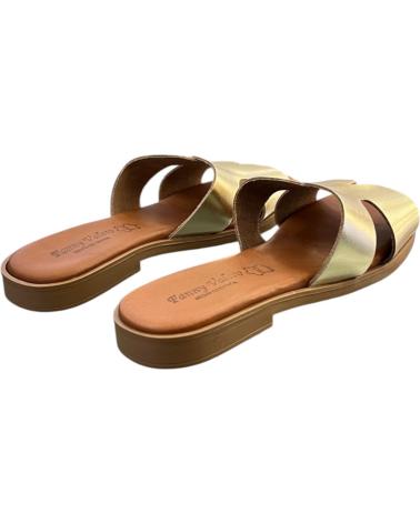 FANNY VALERO ZUECOS PLANOS 240 ORO VARIOS COLORES