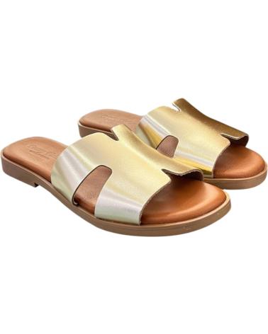 FANNY VALERO ZUECOS PLANOS 240 ORO VARIOS COLORES