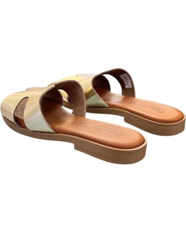 FANNY VALERO ZUECOS PLANOS 240 ORO VARIOS COLORES