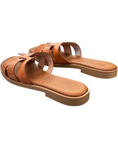 FANNY VALERO ZUECOS PLANOS 246 CANELA VARIOS COLORES