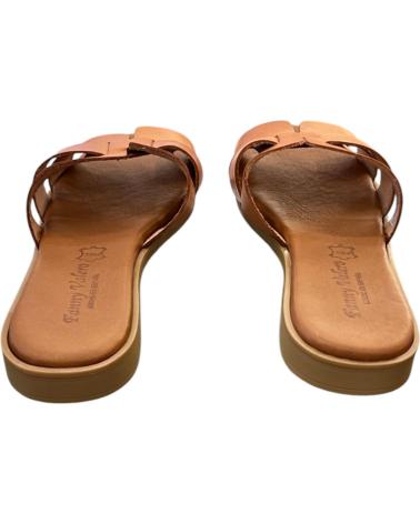 FANNY VALERO ZUECOS PLANOS 246 CANELA VARIOS COLORES