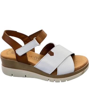 EVA FRUTOS SANDALIA 5484 CUERO DIANA BLANCO VARIOS COLORES
