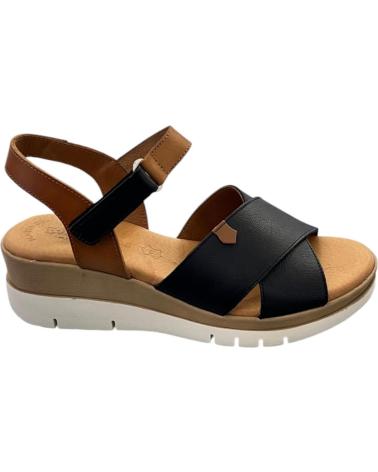 EVA FRUTOS SANDALIA 5484 CUERO DIANA NEGRO VARIOS COLORES