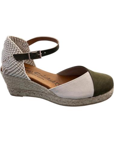 DTORRES SANDALIA YUTE TORRES 5008 ANTE PIEL KAKI VARIOS COLORES