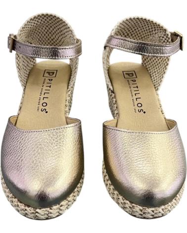 SANDALI ZEPPA ESPADRILLAS PITILLOS 10624 ORO METALLIZZATO VARIOS COLORES