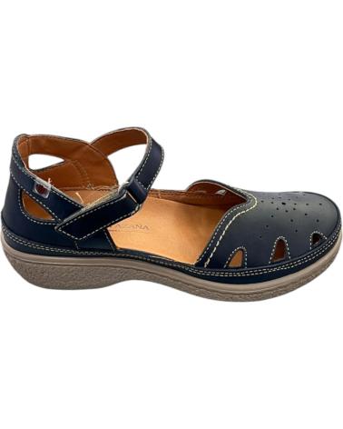 LAURA AZAÑA LA11984NC CLOSED SANDAL NAVY BLUE WITH REMOVABLE INSOLE VARIOS COLORES