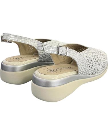 SANDALIAS DE CUÑA PITILLOS 10342 PLATA VARIOS COLORES