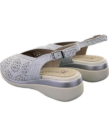 SANDALIAS DE CUÑA PITILLOS 10342 PLATA VARIOS COLORES