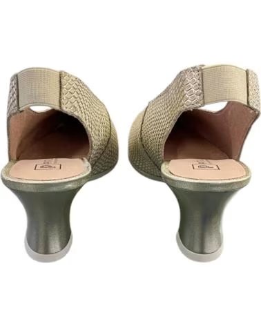 PITILLOS ZAPATOS DE TACON 10147-020969 EN DORADO PARA MUJER GRIS