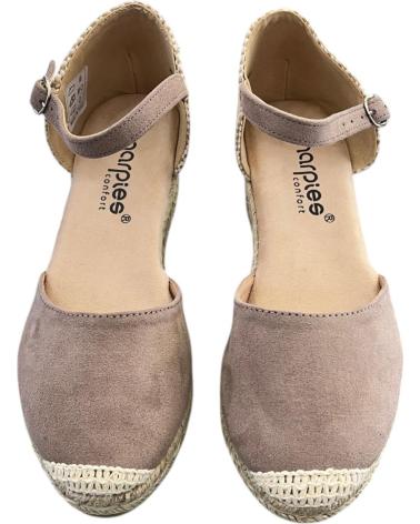 AMARPIES SANDALIAS CUNA ESPARTO ACX 26481 TAUPE VARIOS COLORES