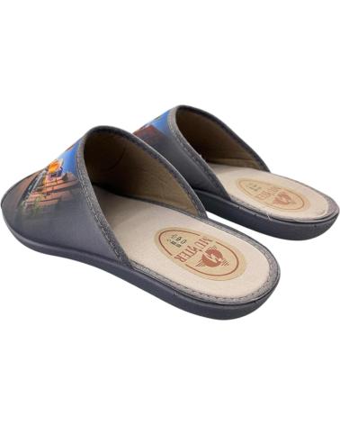 MUYTER HAUSSCHUHE 232 SIMPSON SCOOTER GRAU VARIOS COLORES