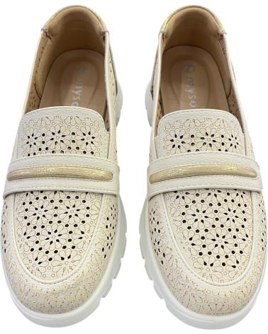 MYSOFT MOCASSINS MODELO 25M262 BEGE PERFURADOS VARIOS COLORES