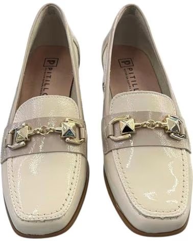 PITILLOS SANDALIAS 080-10481 EN BEIGE PARA MUJER CREMA-PIEDRA
