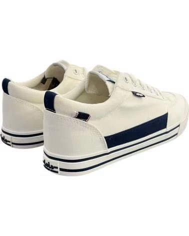 Home-LOIS-JEANS-LOIS JEANS SNEAKERS 61376 WHITE WITH BLUE DETAILS-BLANCO