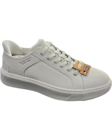 SKECHERS SLIP-INS COURT BREAK-DOUBLE VENTED 183177-WHT WEISSE SNEAKER VARIOS COLORES