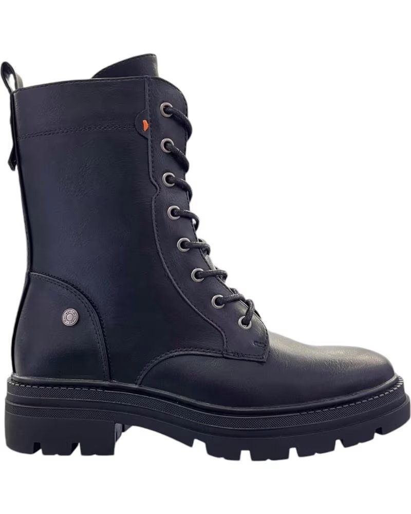REFRESH STIEFELETTEN 171977 SCHWARZ MIT SCHNÜRSENKELN NEGRO