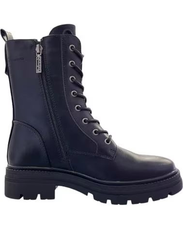 REFRESH STIEFELETTEN 171977 SCHWARZ MIT SCHNÜRSENKELN NEGRO