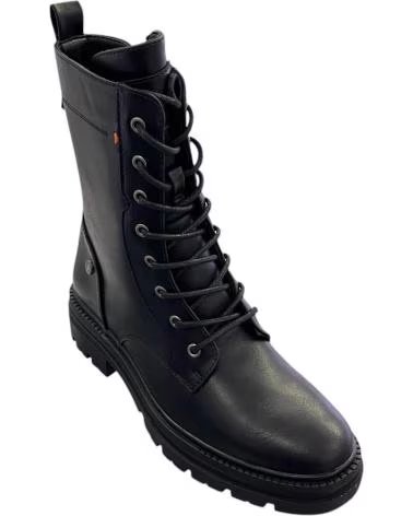 REFRESH STIEFELETTEN 171977 SCHWARZ MIT SCHNÜRSENKELN NEGRO
