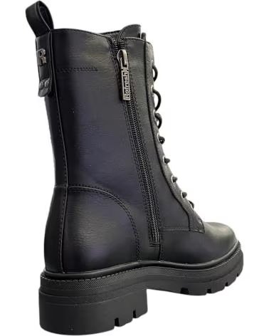 REFRESH STIEFELETTEN 171977 SCHWARZ MIT SCHNÜRSENKELN NEGRO