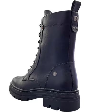 REFRESH STIEFELETTEN 171977 SCHWARZ MIT SCHNÜRSENKELN NEGRO