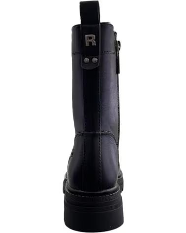 REFRESH STIEFELETTEN 171977 SCHWARZ MIT SCHNÜRSENKELN NEGRO