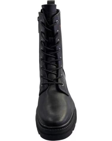 REFRESH STIEFELETTEN 171977 SCHWARZ MIT SCHNÜRSENKELN NEGRO
