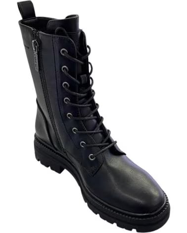 REFRESH STIEFELETTEN 171977 SCHWARZ MIT SCHNÜRSENKELN NEGRO