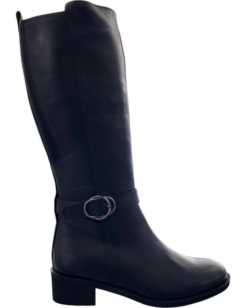 TREINTAS TALL LEATHER BOOTS L-1102 BLACK VARIOS COLORES