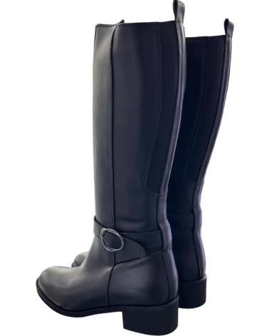 TREINTAS TALL LEATHER BOOTS L-1102 BLACK VARIOS COLORES