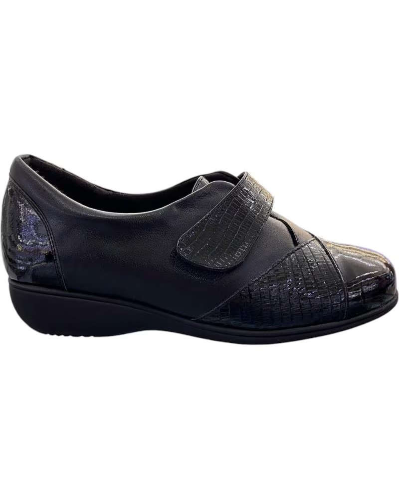 Chaussures-Compensées-De-Mujer-D`CUTILLAS-53574-ZAPATOS-VELCRO-INVIERNO-MUJER-PLANTI-NEGRO