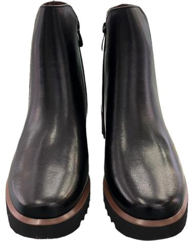 TREINTAS KEILABSATZ-STIEFELETTEN AUS LEDER 30S 4232 SCHWARZ VARIOS COLORES