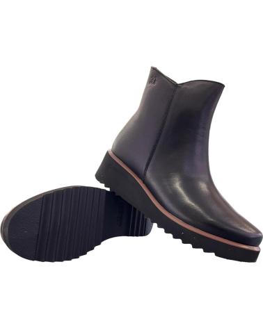 TREINTAS KEILABSATZ-STIEFELETTEN AUS LEDER 30S 4232 SCHWARZ VARIOS COLORES