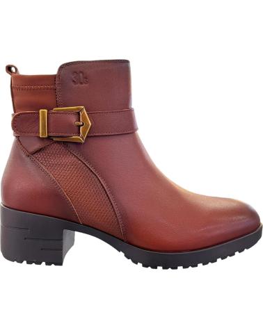 TREINTAS 30S 4210 LEATHER ANKLE BOOT WITH HEEL IN TAN VARIOS COLORES