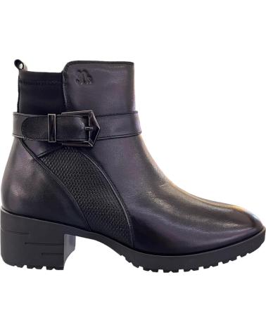 TREINTAS 30S 4210 LEATHER ANKLE BOOT WITH HEEL IN BLACK VARIOS COLORES