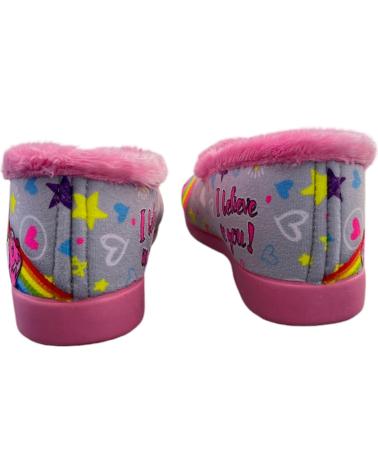 ALCALDE EINHORN HAUSSCHUHE FÜR MÄDCHEN 16010 GRAU VARIOS COLORES