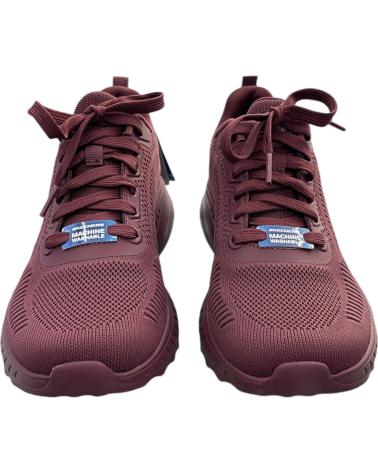 SKECHERS BOBS SQUAD CHAOS - FACE OFF 117209 PFLAUME MAUVE SNEAKER MALVA