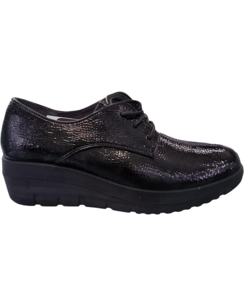 MYSOFT KEILABSATZSCHUH MIT SCHNÜRSENKELN 24M583 SCHWARZ VARIOS COLORES